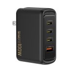 ⁦WiWU WARRIOR QC+PD GaN Fast Charger U022 1A+3C 100W⁩ – תמונה ⁦5⁩
